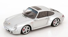 Solido 1 18 Porsche 911 (993) 4S Coupe 1996 Silver Porsche Mini Car Solid