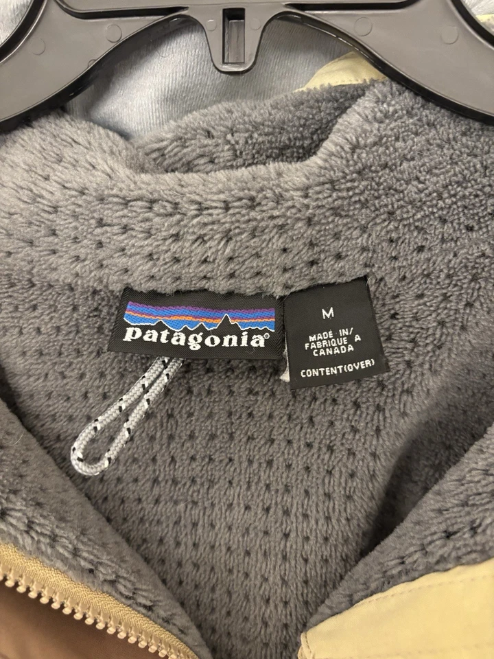 Chaqueta de esquí aislante Patagonia vintage para hombre bronceado medio Canadá años 80-1990 Foto 4 de 4