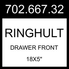 IKEA RINGHULT Drawer Front High Gloss White  18x5" 702.667.32