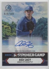 2021 Bowman Chrome 2020 Summer Camp Auto 28/100 Asa Lacy #SC-10 Auto 0r4