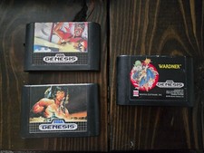 Midnight Resistance, Rambo III, Wardner - Sega Genesis - Cart Only