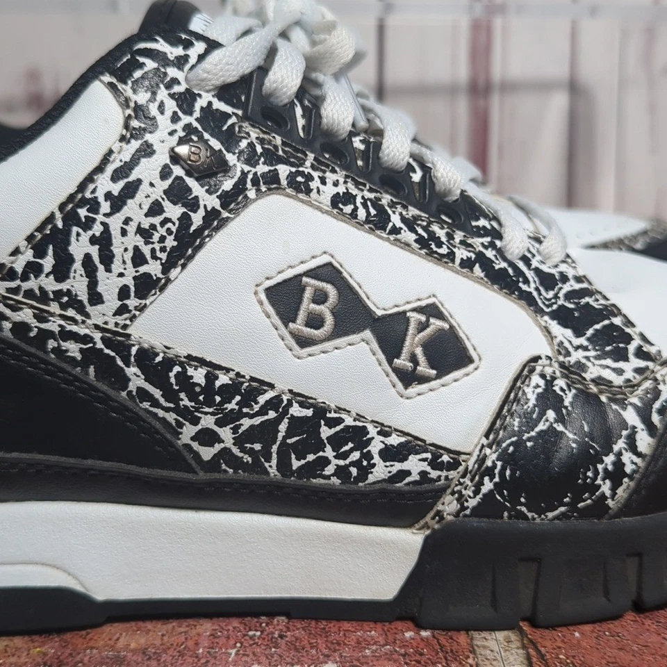 Zapatillas bajas vintage de los 90 British Knights negras blancas para hombre 9,5 patinador hip hop Foto 3 de 4