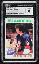 1975-76 Topps Clark Gillies #199 CGC 6 HOF 0ls