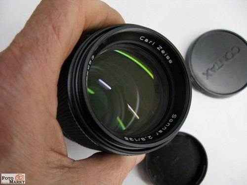 Carl Zeiss Sonnar T 135 MM 1: 2,8 Contax/Yashica Tele Lens Tele-Foto-Lens - Picture 5 of 7