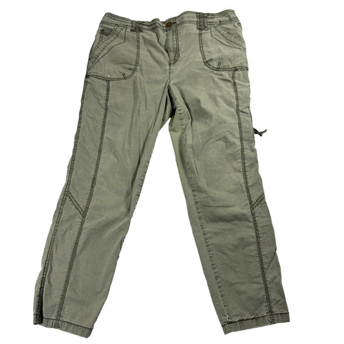 Marrakech Pants Womens 14 Olive Green Utility Cargo Streetwear Y2K Retro Fit !!!
