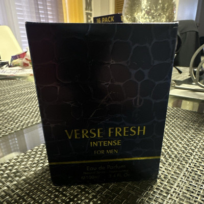 Verse Fresh Intense for Men Eau de Parfum Spray, Regular Size 3.4 fl oz
