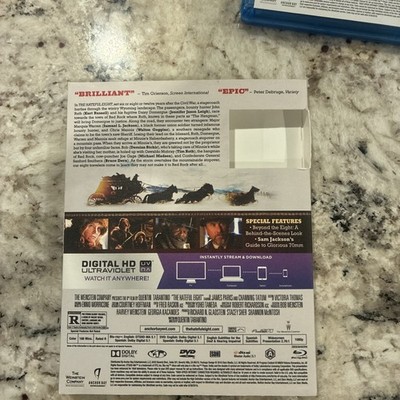 The Hateful Eight (Blu-ray + DVD ) | eBay