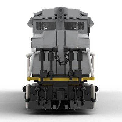Saudi Arabia Railways SAR SD70ACS Train Model 2077PCS MOC-142645 Building Blocks