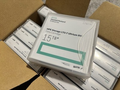 10 PCS of Hewlett Packard Enterprise LTO-7 Ultrium RW Tape Data Cartridge 15 TB