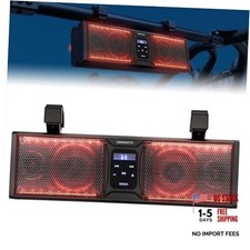 UTV Sound Bar 16 Inch ATV SoundBar Golf Cart Sound Bar SXS Speakers Bluetooth