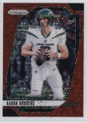 2024 Panini Prizm No Huddle Red Prizm /75 Aaron Rodgers #222 1kh3