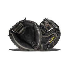 All-Star Pro-Elite Professional Baseball Catching Mitt Solid Black 35