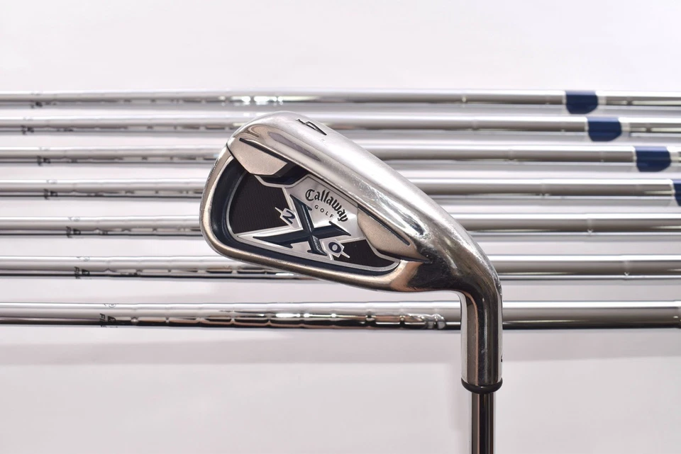 8 Stück Callaway X-20 Eisensatz 4-5-6-7-8-9-PW-SW Uniflex RH Eisen