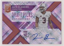 2018 Panini Elite Draft Picks Aspirations Purple 73/99 Quin Blanding Auto 1u6