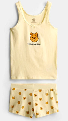 WINNIE THE POOH Damen XStoXL Trägertop & Shorts Pyjama Set Pyjama Primark Lizenziert