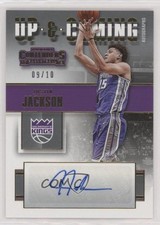 2017 Panini Contenders Up and Coming Gold 9/10 Justin Jackson #UC-JJK Auto 1l2