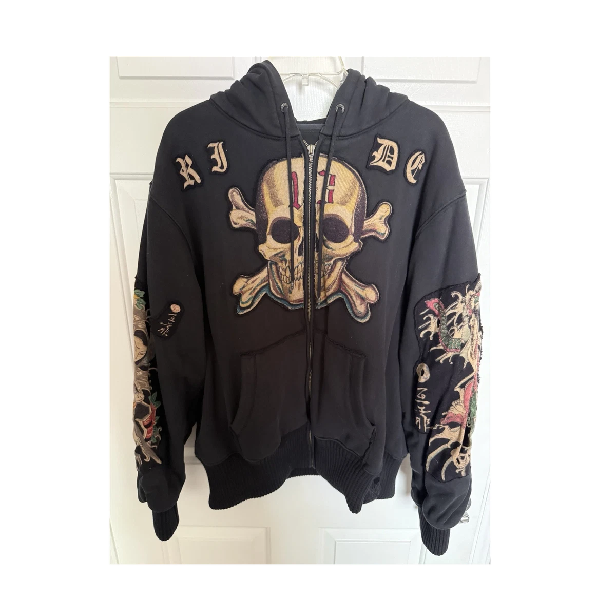 skull zip up hoodie products for sale | eBay