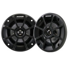 KICKER PS4 4" Powersports Weather-Proof Coaxial Speakers - 4-Ohm, Black 40PS44 