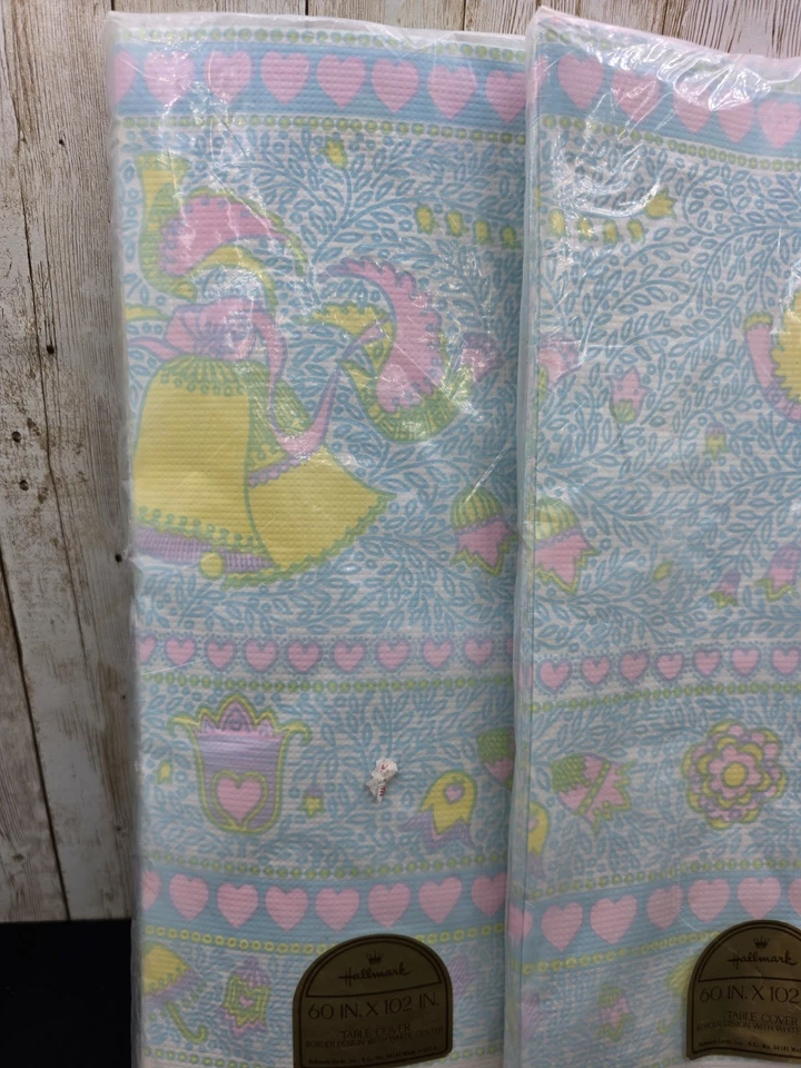 Juego de 2 manteles de ducha retro vintage años 90 sello baby 60x102 Foto 3 de 4