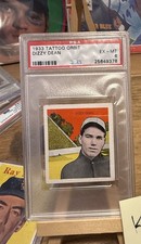 1933 Orbit Tattoo Dizzy Dean PSA 6 RARE ST. Louis Baseball Card