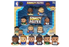 Squeezy Mates Collectible 2025 NBA 6 Figure Party Animal Slo Foam Gift Set New