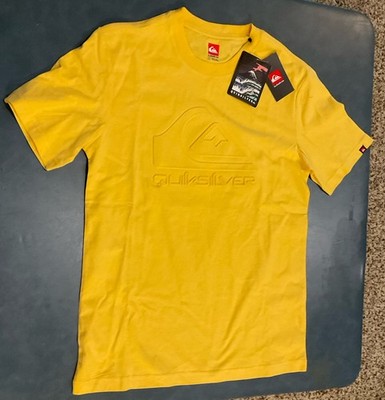 Quicksilver Men s S GOLDEN HAZE Yellow Short Sleeve T-Shirt NWT $40
