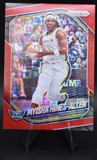 2025 Panini Prizm Myisha Hines-Allen Red Pandora 120/199 + BASE CARD - Wings