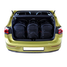 KJUST 3 Taschen Kofferraum Set sp. für VW GOLF VIII, GOLF VIII schwarz NEU