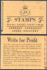 H36 November 1958 EEEEE 5/- Booklet