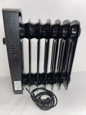 Trustech Oil Filled Radiator Heater 15 x 12 x 4'' Black Model OH13 NIOB