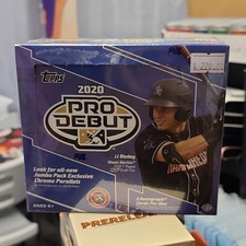 Topps 2020 Pro Debut Baseball Box Jumbo Chrome 3 Autos JJ Bleday Marlins