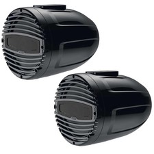 Hertz HTX 8 M-FL-TC 8" Black Marine Wake Tower Flat Mount Speakers, Pair