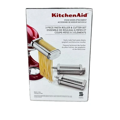 KitchenAid Stand Mixer Attachment 3-Piece Pasta Roller and Cutter Set KSMPRA New - Image 1 of 4