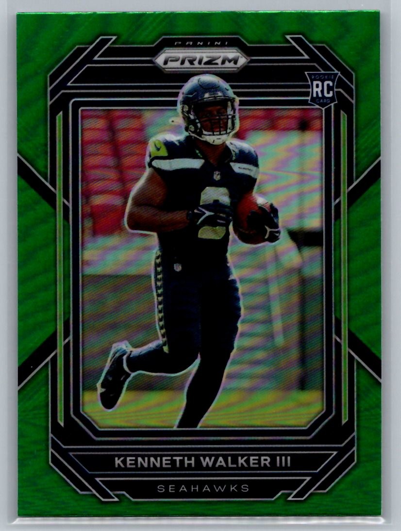 2022 Panini Prizm #318 Kenneth Walker III Green