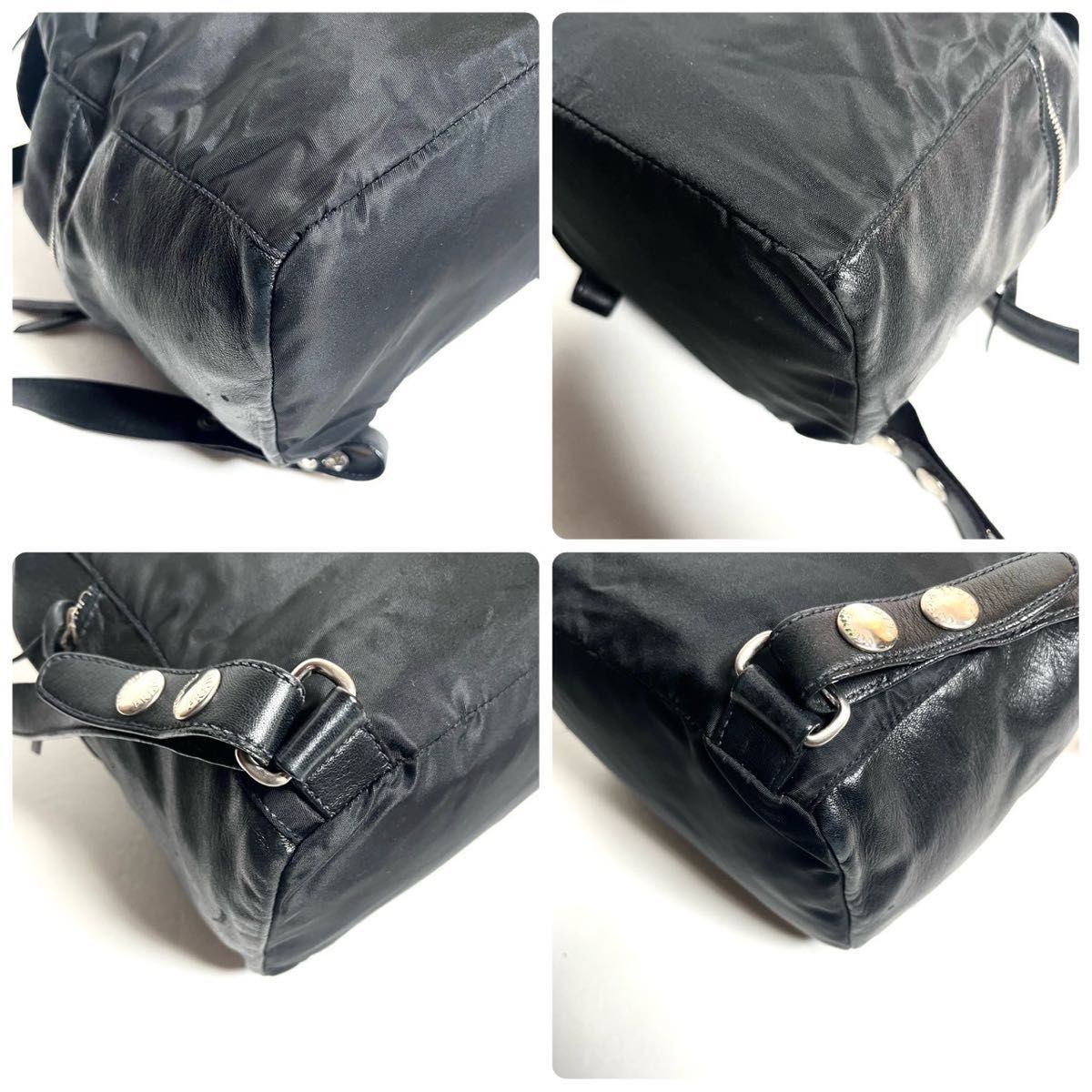 Rare extremely good condition PRADA backpack tess… - image 6