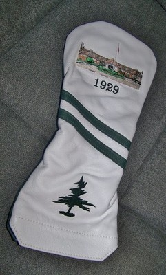 NEW WINSTON COLLECTION Leather Driver Head Cover TAMARACK COUNTRY CLUB White