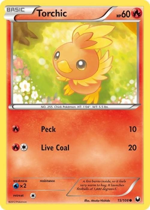 Torchic (15) - DAEX 015 Pokemon - Light Play