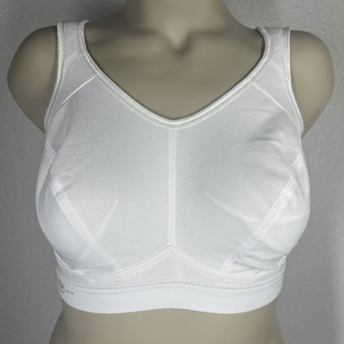 Anita Active Extreme Control Plus Sports Bra 36F Wireless Non-Padded White