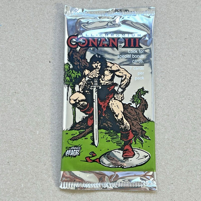 Conan 3 (1995) Trading Cards Booster Pack   Comic Images Fantasy Art sealed