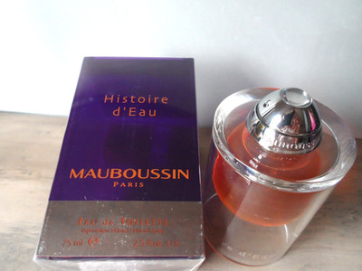 Original Mauboussin Histoire D'Eau EDT Spray 2.5 oz / 75 ml New Open Cellophane 