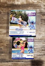 Swimways Stitch Inflatable 2-Pack: Suntanner Pool Float Swim Tube