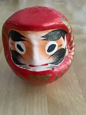 Japanese 4" Red Daruma Doll for Luck  Good Fortune Made in Japan