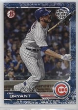 2019 Topps Holiday Bowman White Snow 15/50 Kris Bryant #TH-KB 1f1