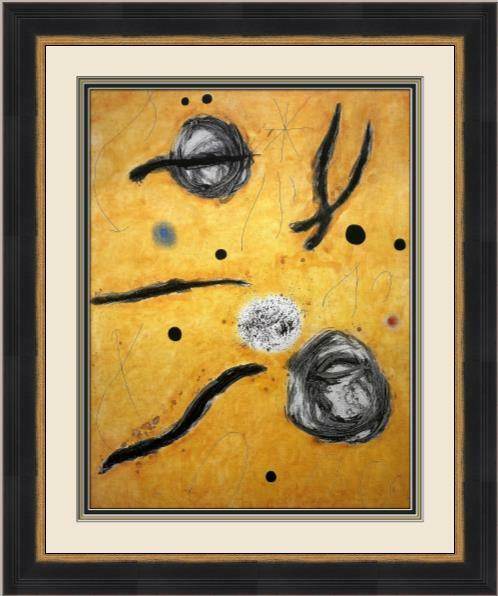 Joan Miro - The First Spark of the Day II Custom Gallery Framed
