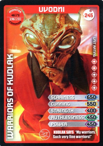 Doctor Who Monster Extreme Individual Trading Cards - Picture 46 of 131