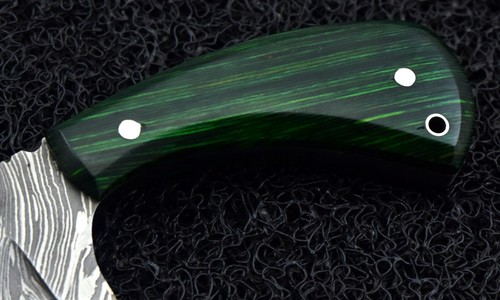 New Arrivel Custom Handmade Damascus Steel Hunting Skinner Knife Wood Fibber. - Picture 6 of 9