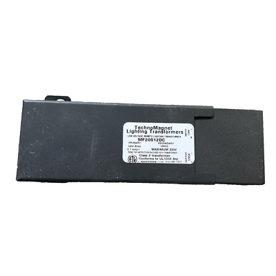 Techno Magnet MF20S 12dc Indoor Magnetic Lighting Transformer Low Voltage Remote