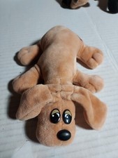 POUND PUPPIES Redish Tan PUPPY Plush toy TONKA 1985,VGC. 7 Inch,