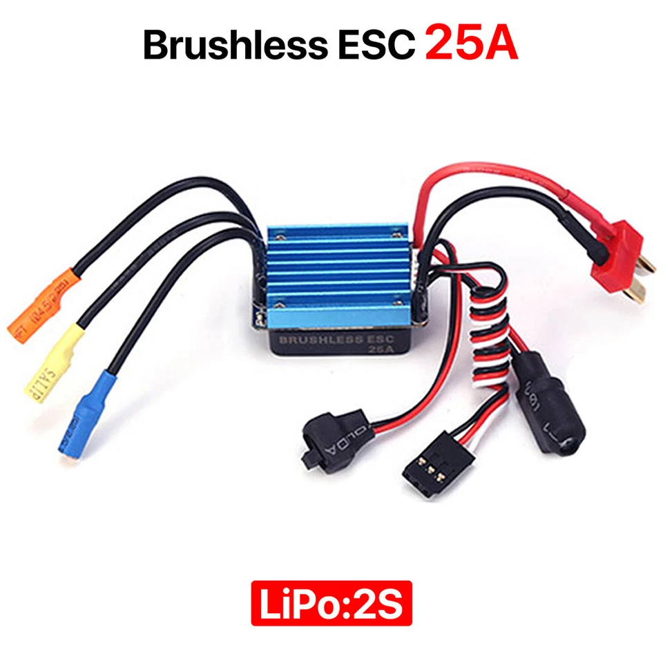 2430 Brushless 8200KV 7200KV 5800KV Motor for 1/18 1/16 HSP Traxxas RC Cars - Image 4 of 4