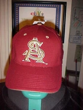 Arizona State Sun Devils Flex Fit OSFA Drew Pearson Marketing Cap NWT Maroon